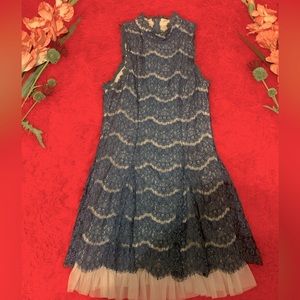 Blue Lace Women’s Dress